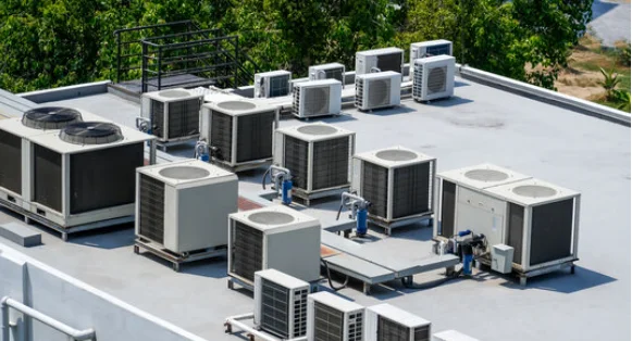 Commercial HVAC maintenance technician