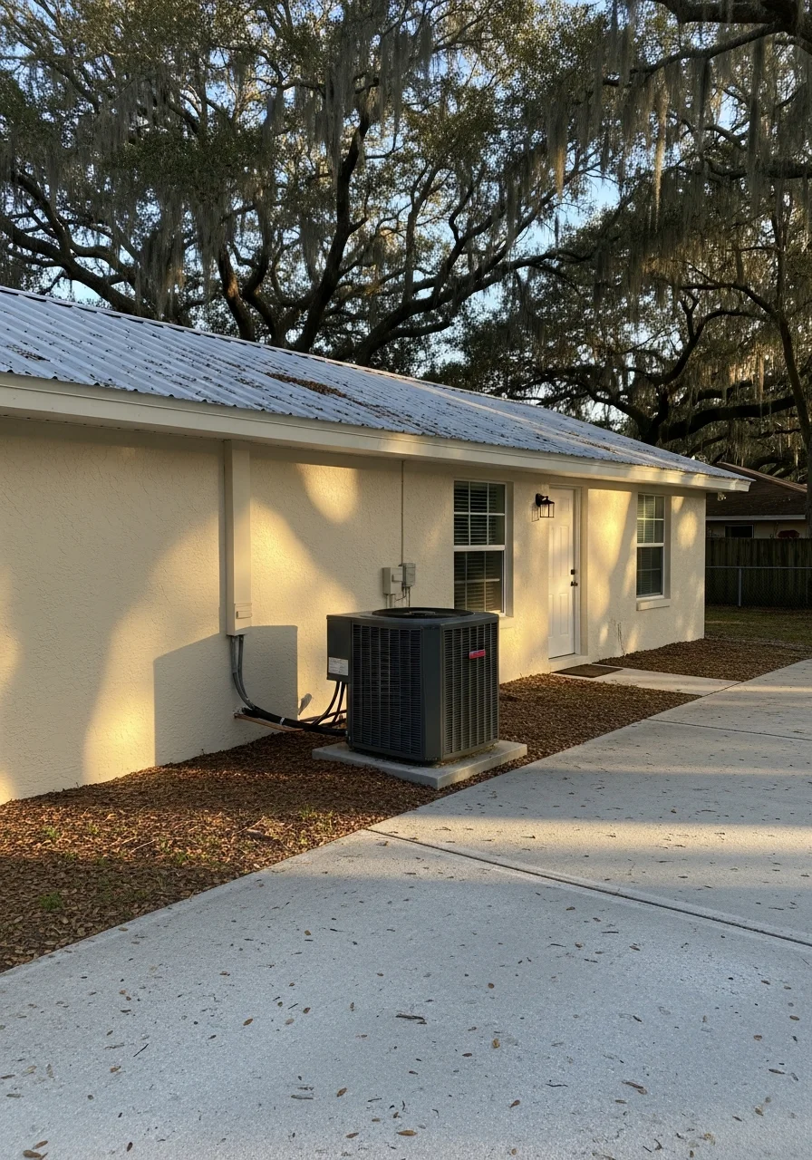 Polk County residential property with varied architectural styles typical of the region.